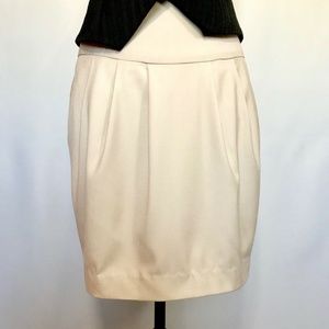 French Connection High Waist Beige Pencil Skirt